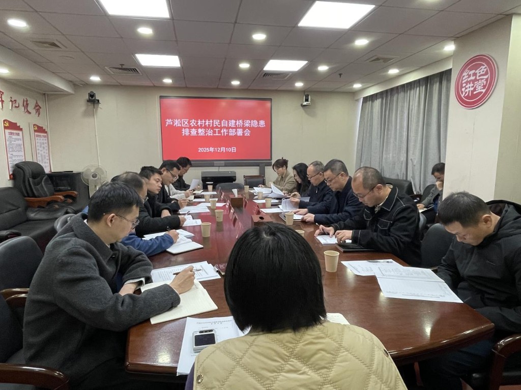 芦淞区召开农村村民自建桥梁隐患排查整治工作部署会