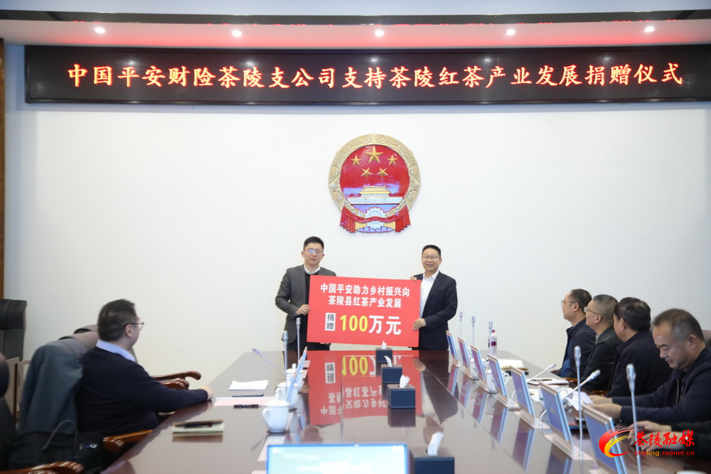 政企同行助振兴！中国平安财险茶陵支公司支持茶陵红茶产业发展