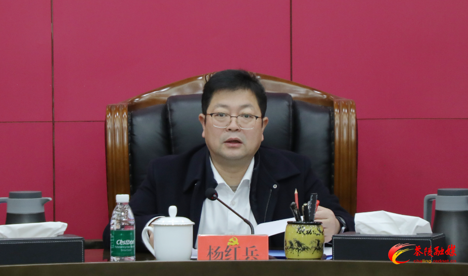 杨红兵主持召开中共茶陵县委常委会2026年第2次会议