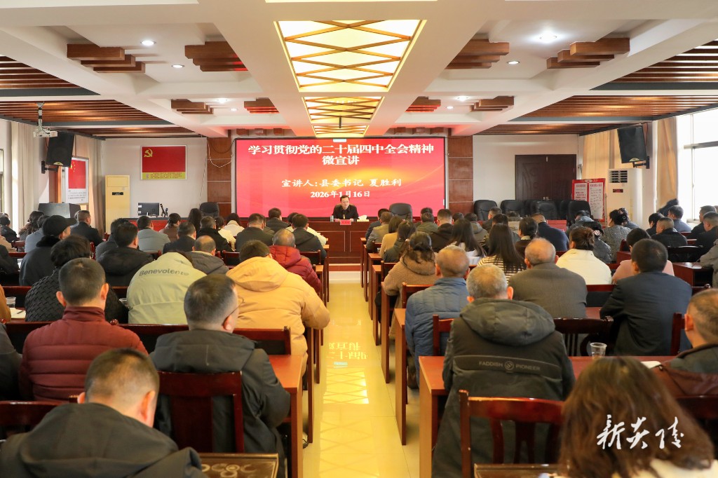 夏胜利到霞阳镇开展学习贯彻党的二十届四中全会精神微宣讲