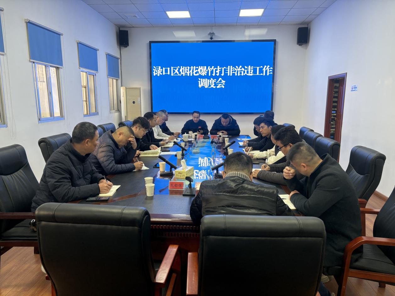 渌口区召开烟花爆竹打非治违工作调度会议