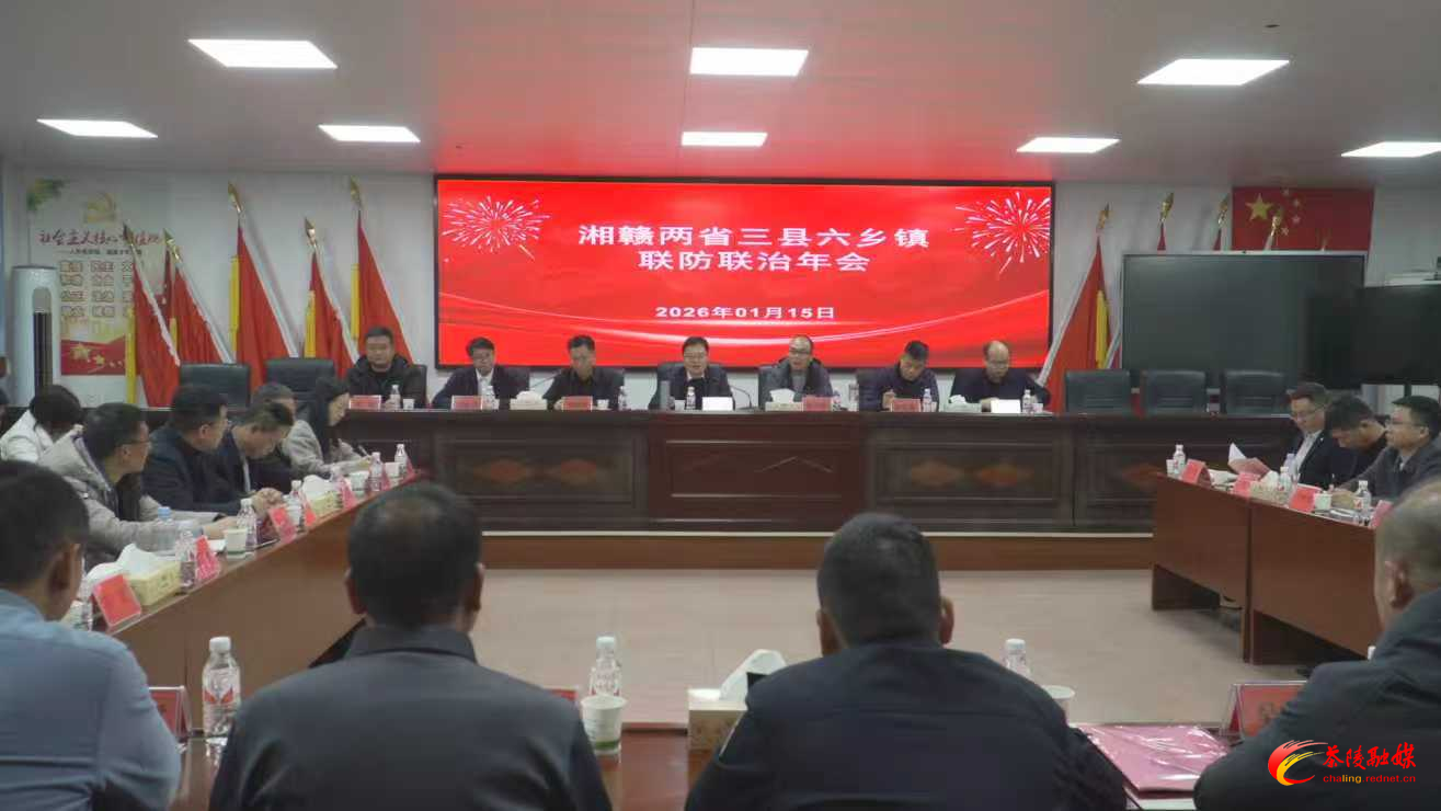 湘赣两省三县六乡镇联防联治年会在茶陵召开