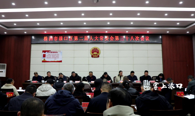 渌口区第二届人大常委会第三十八次会议召开