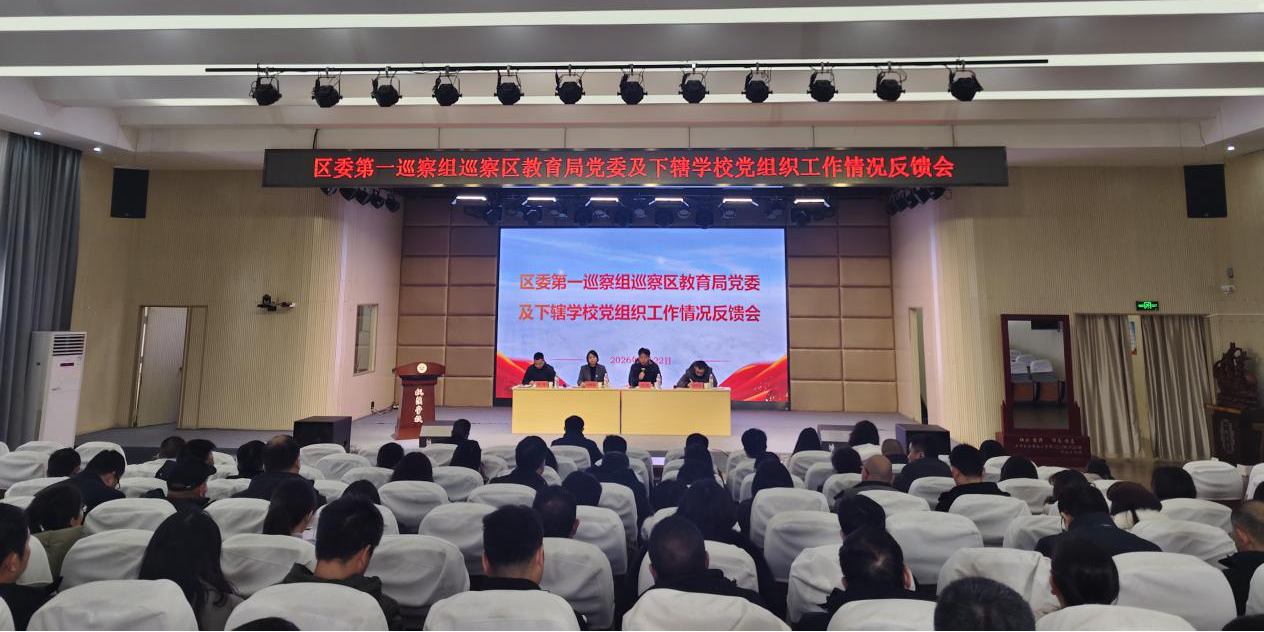 芦淞区委第一巡察组向区教育局党委及下辖学校党组织反馈巡察情况