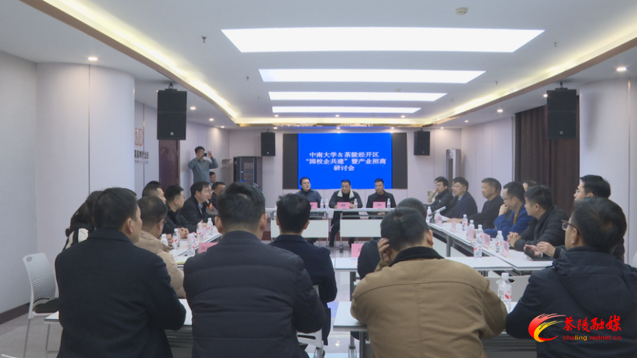 中南大学与茶陵经开区共商“园校企共建” 校地协同赋能产业高质量发展
