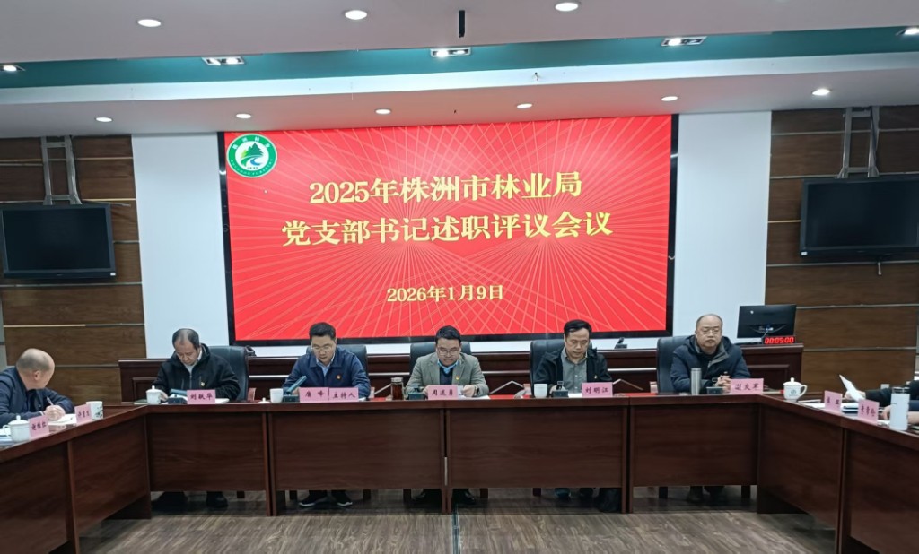 述责明方向 聚力护青山——市林业局召开2025年支部书记述职评议会议