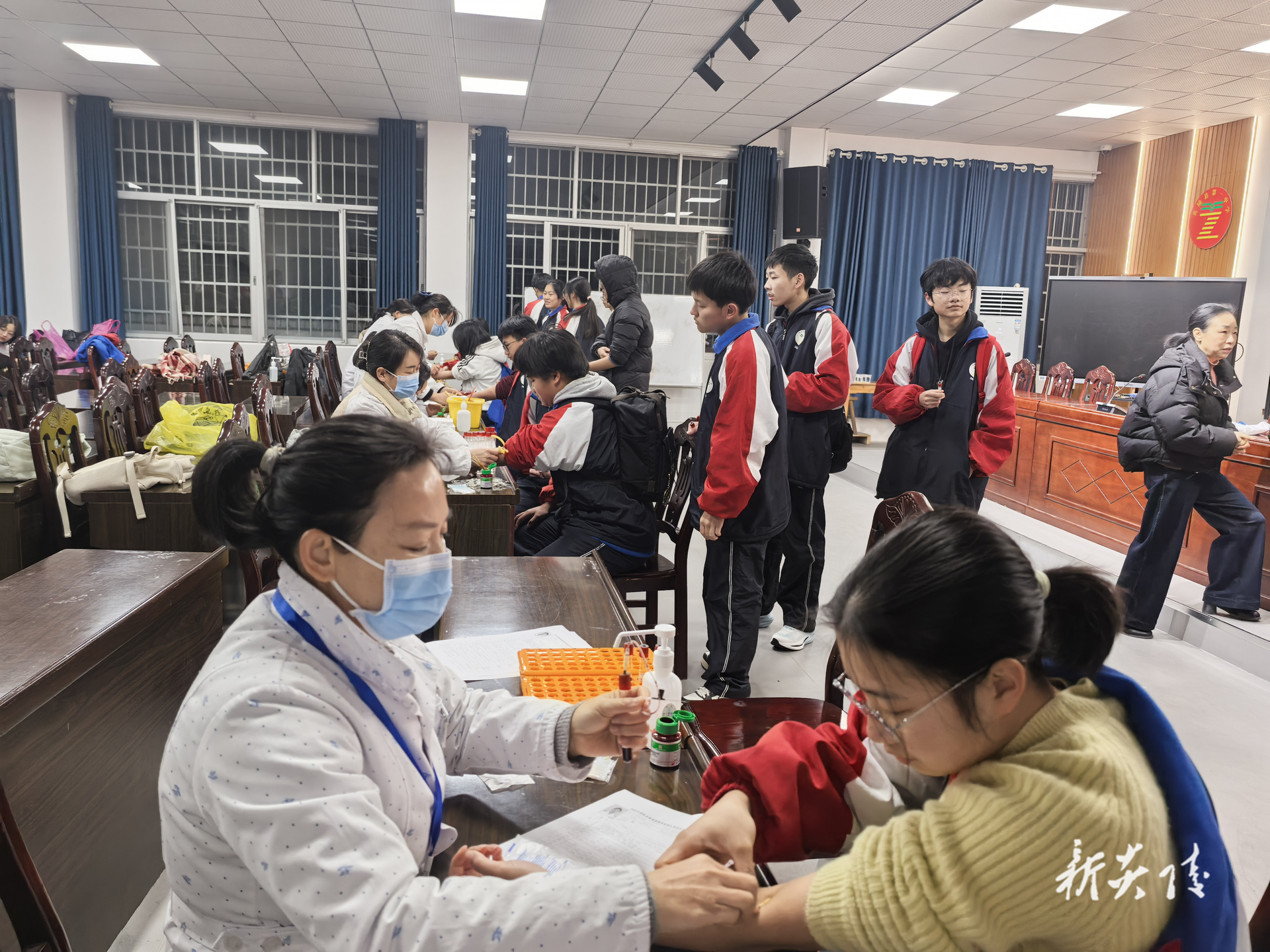 县中医医院有序开展2026年高校招生体检