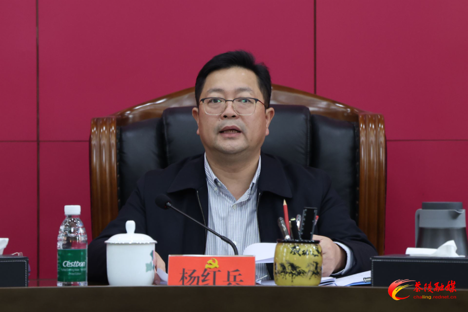 杨红兵主持召开中共茶陵县委常委会2025年第21次会议