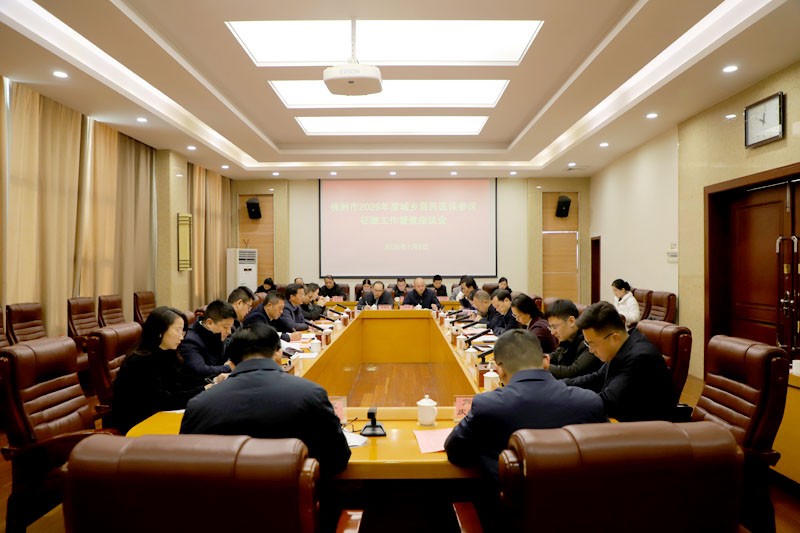 株洲市政府以分片督查推进2026年度城乡居民医保征缴攻坚