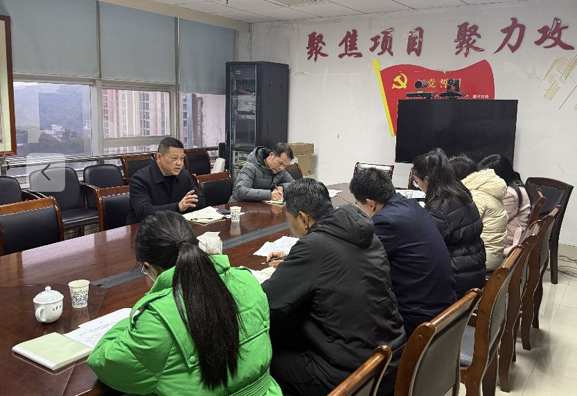 区委常委、常务副区长杜益调度发改重点工作