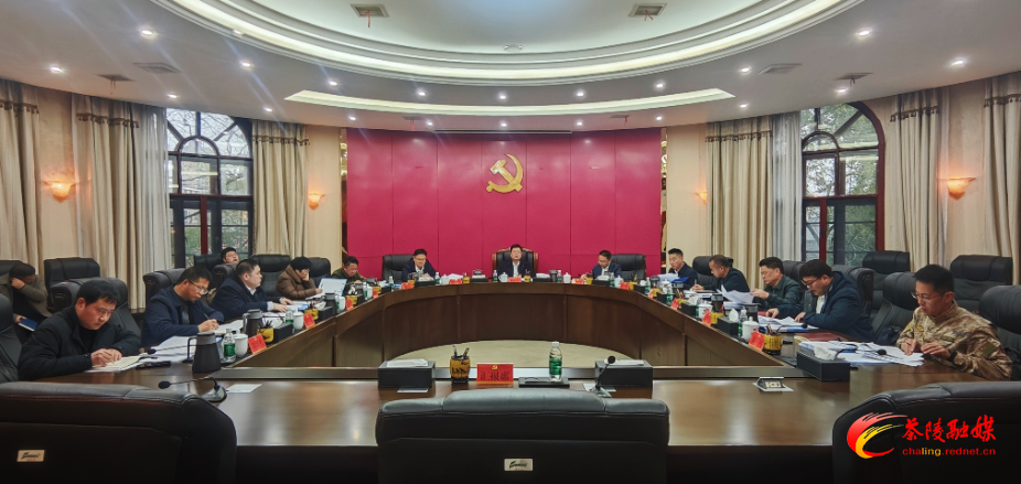 杨红兵主持召开中共茶陵县委常委会2026年第2次会议