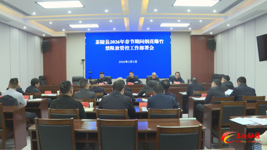 茶陵县部署2026年春节期间烟花爆竹禁限放管控工作