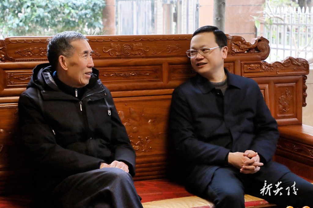 夏胜利开展春节前走访慰问活动