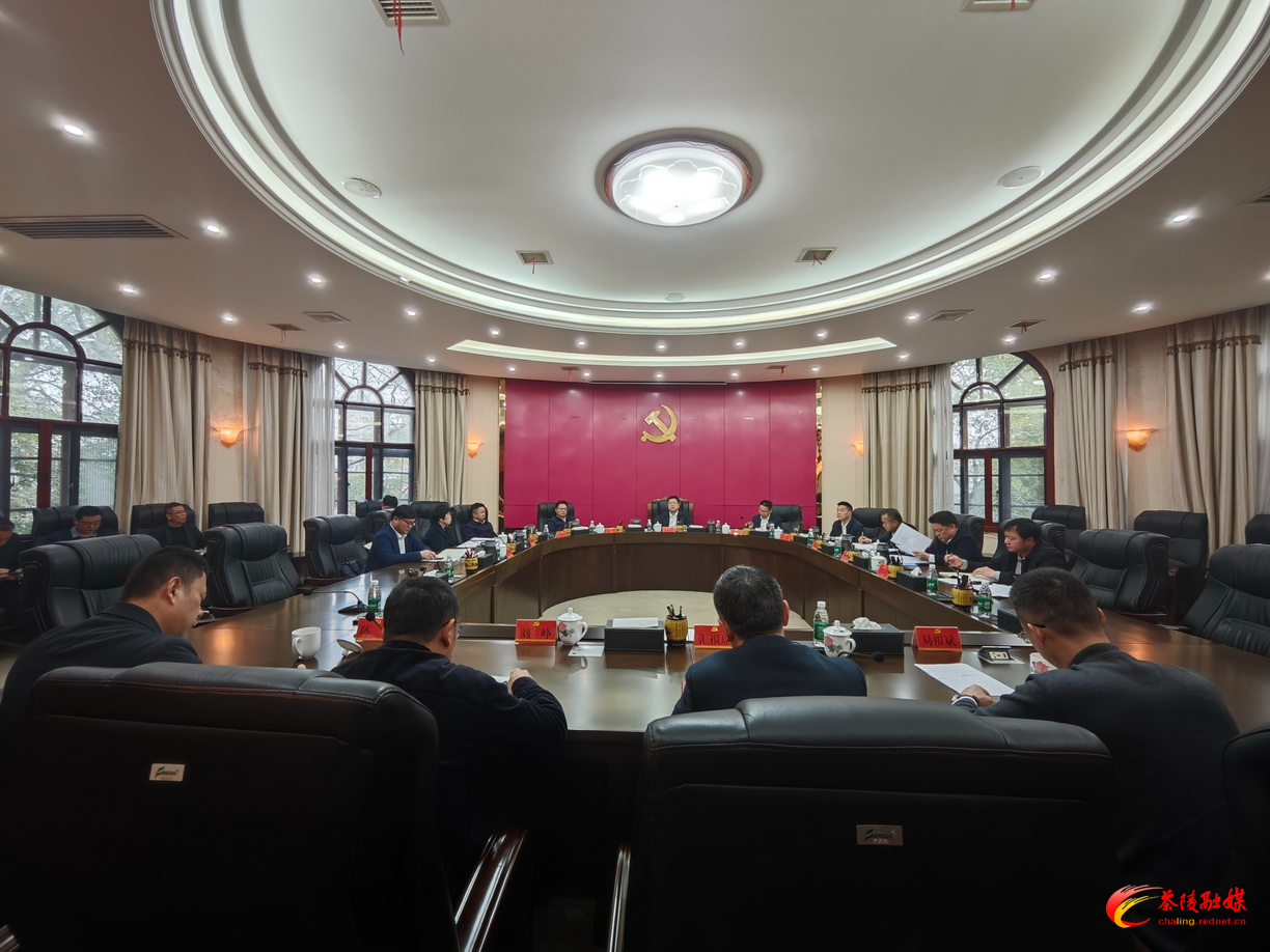 杨红兵主持召开中共茶陵县委常委会2026年第4次会议