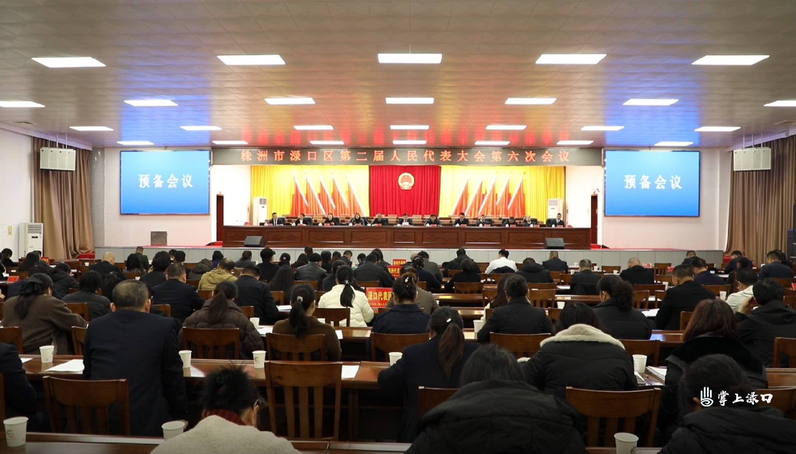 【聚焦渌口两会】渌口区第二届人民代表大会第六次会议举行预备会议