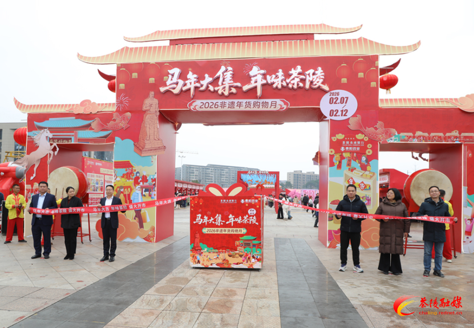 “马年大集 年味茶陵”2026非遗年货购物月盛大启幕