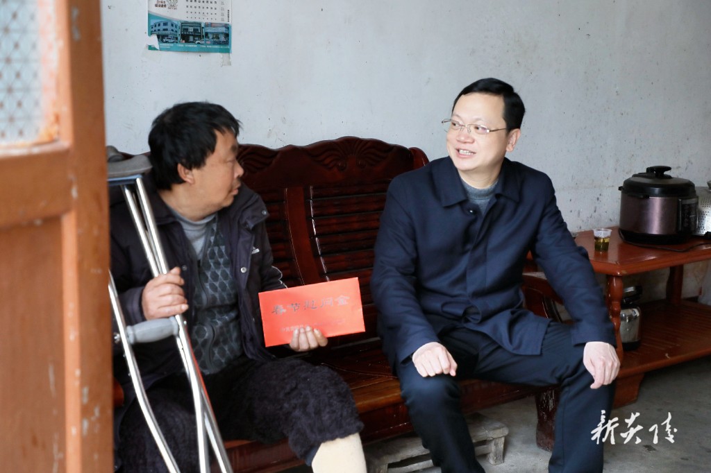 夏胜利开展春节前走访慰问活动