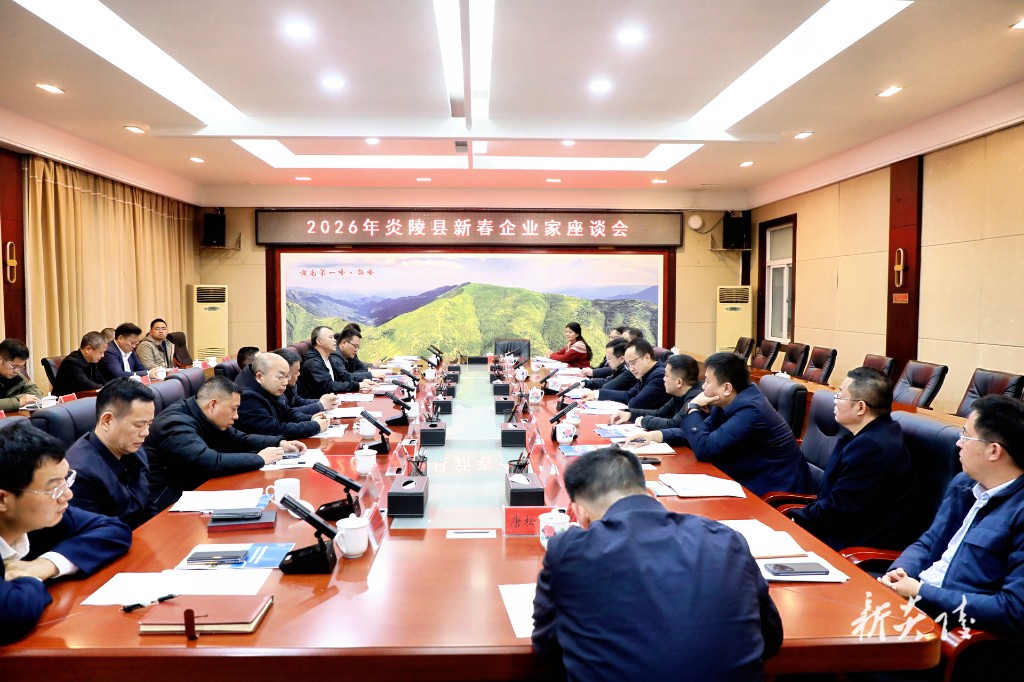 2026年炎陵县新春企业家座谈会召开