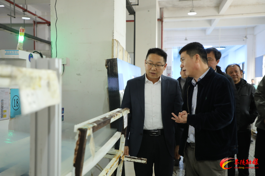 朱毅强调研园区重点企业