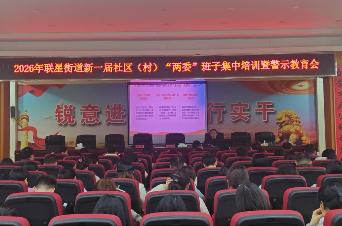 联星街道:充电蓄能强本领 凝心聚力启新程