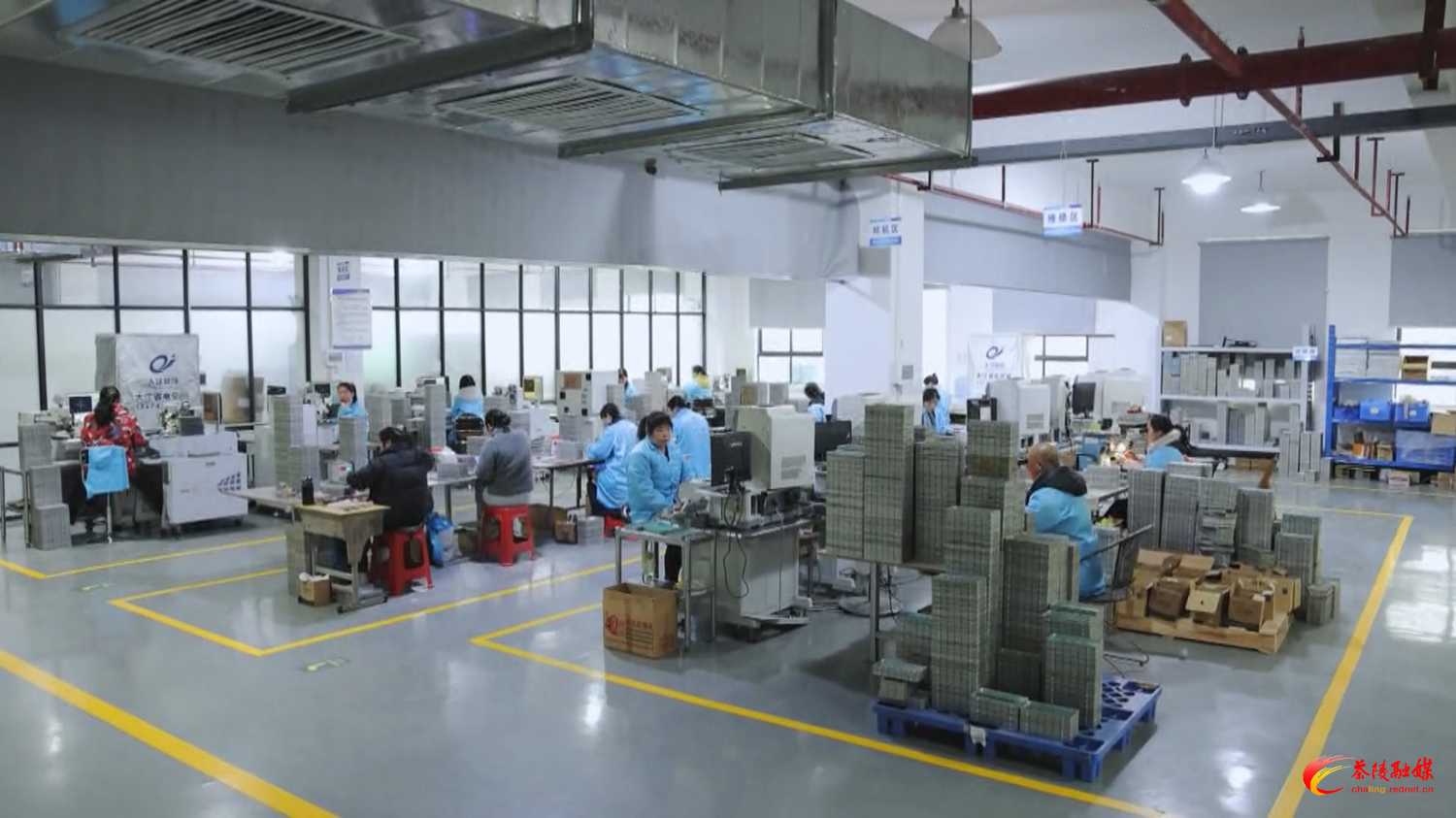 春节消费旺 茶陵电子企业生产忙