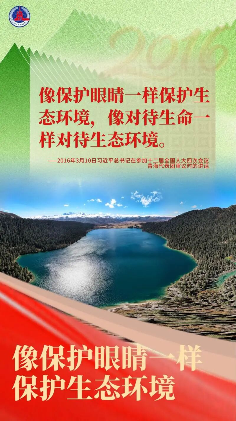 总书记在全国两会反复强调保护改善生态环境