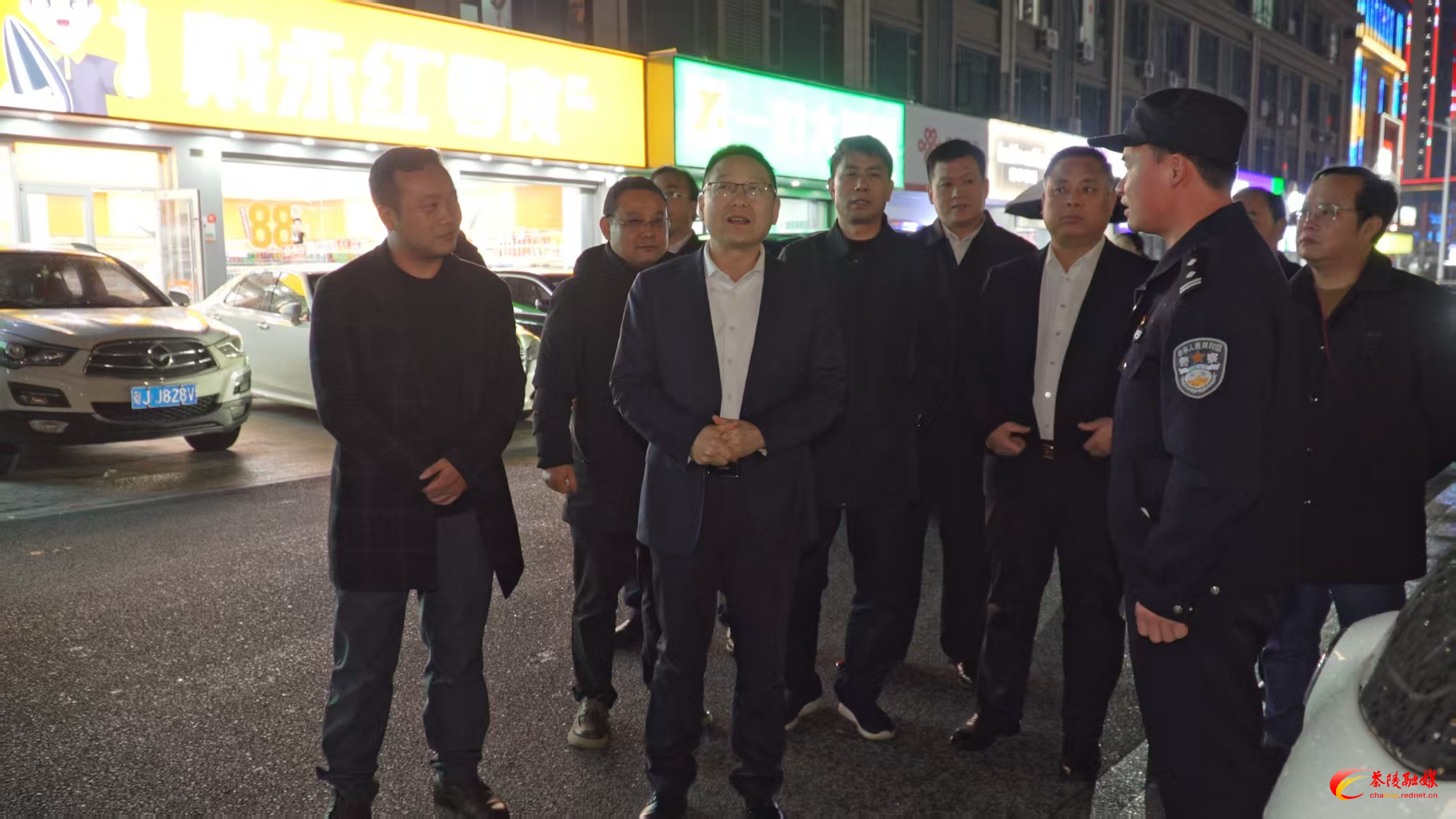 朱毅强带队开展烟花爆竹燃放管控和安全检查