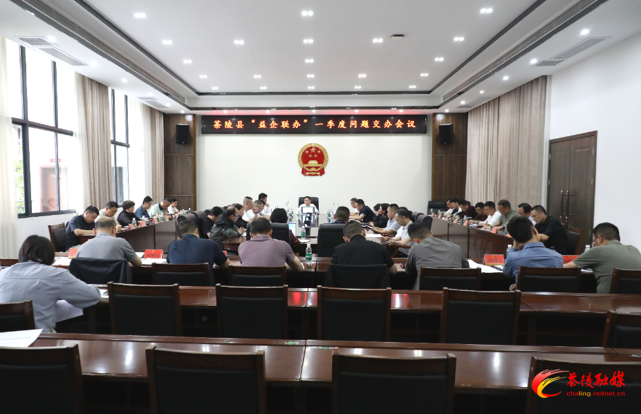 朱毅强主持召开茶陵县“益企联办”一季度问题交办会
