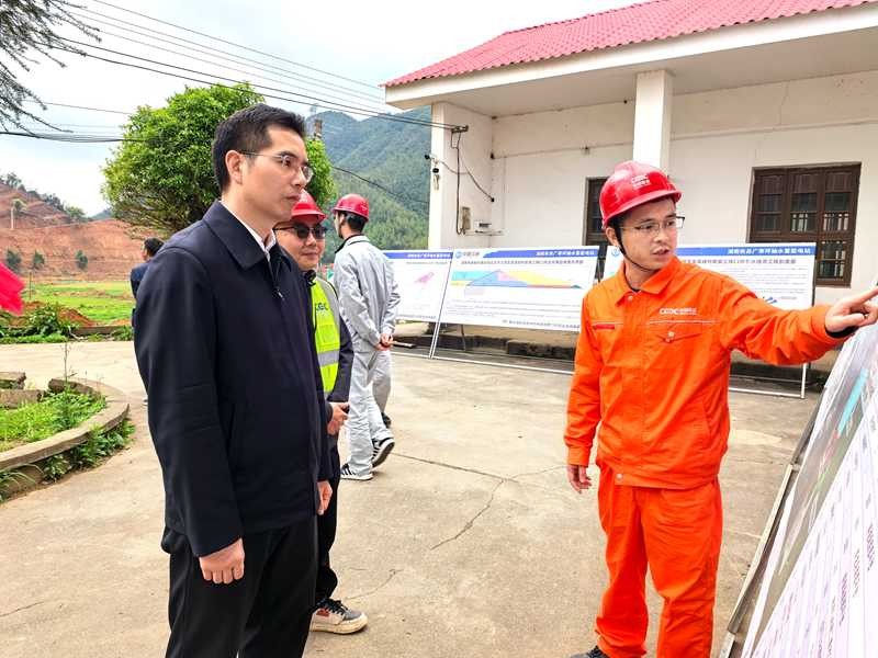 武挪强调研督导广寒坪抽水蓄能电站项目要求全力以赴加快项目建设进度