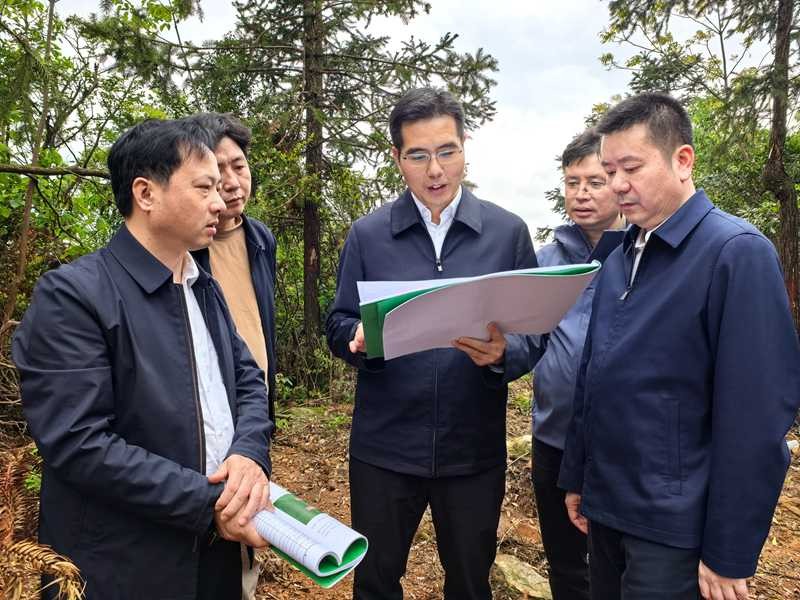 武挪强调研督导广寒坪抽水蓄能电站项目要求全力以赴加快项目建设进度