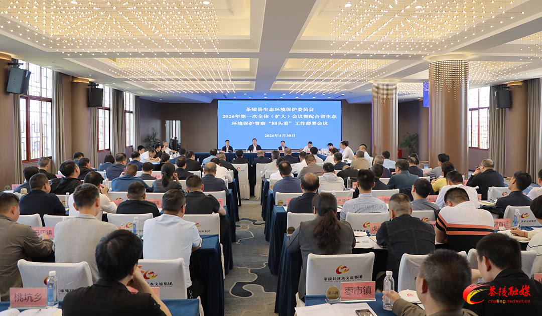 杨红兵主持召开茶陵县生态环境保护委员会2026年第一次全体（扩大）会议暨配合省环保督察“回头看”工作部署会