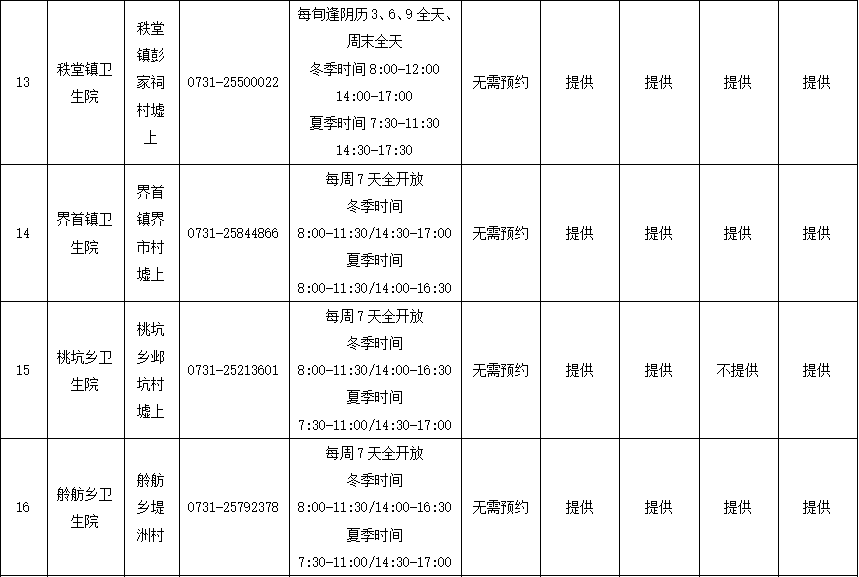 茶陵县2026年预防接种门诊工作时间及周末便民接种服务安排