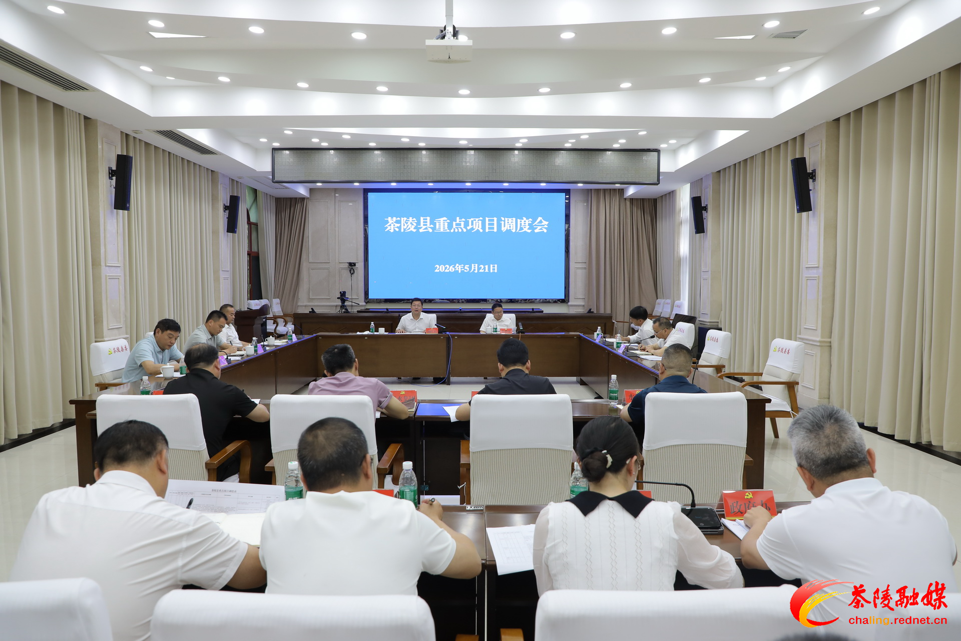 杨红兵调度茶陵县重点项目