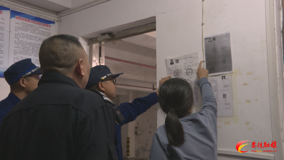 排查安全隐患 茶陵消防护航高层小区居住安全