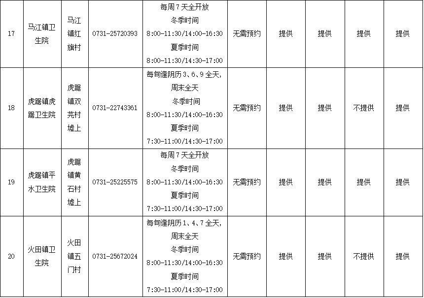 茶陵县2026年预防接种门诊工作时间及周末便民接种服务安排