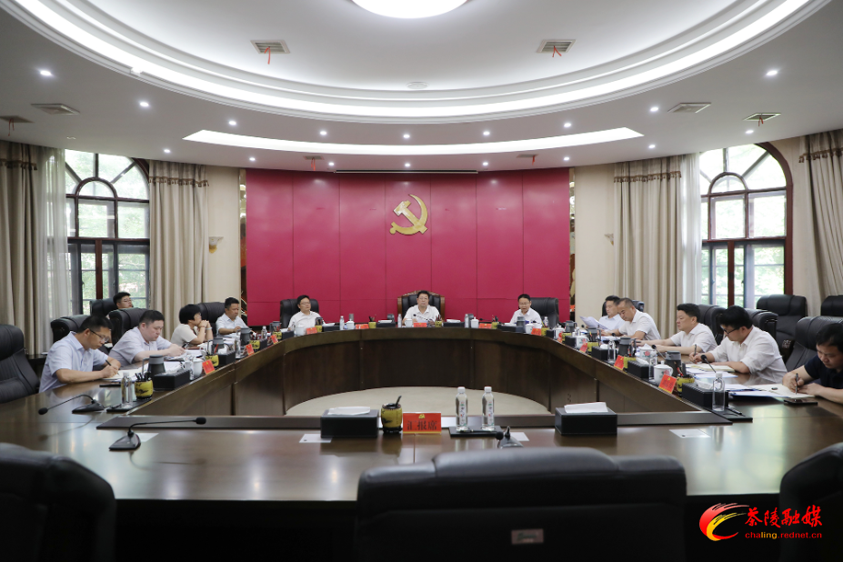 杨红兵主持召开中共茶陵县委常委会2026年第12次会议