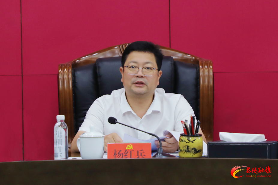 杨红兵主持召开中共茶陵县委常委会2026年第12次会议