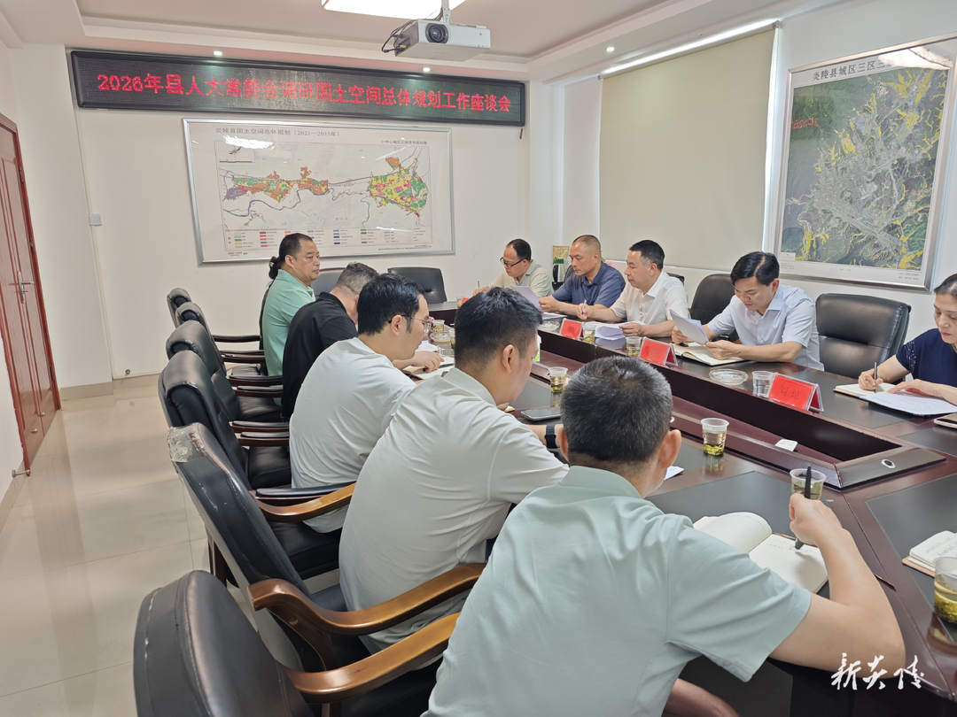炎陵县人大常委会调研国土空间规划工作