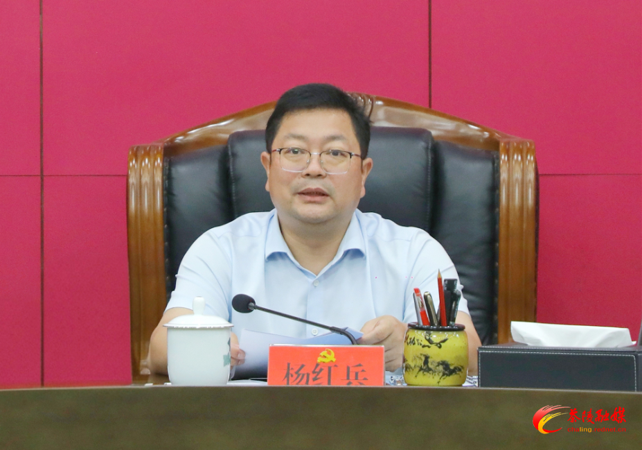 杨红兵主持召开中共茶陵县委常委会2026年第14次会议