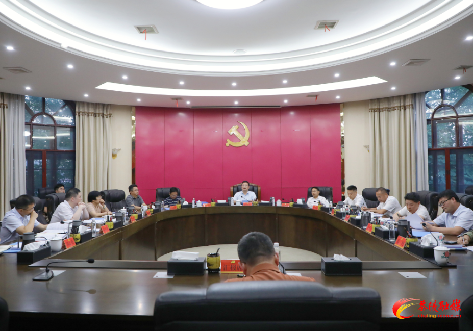 杨红兵主持召开中共茶陵县委常委会2026年第14次会议