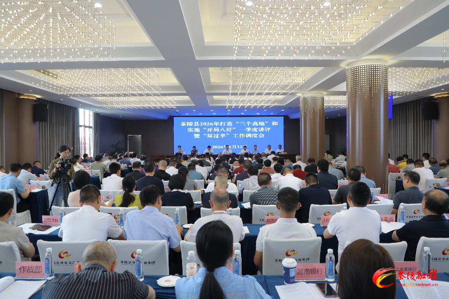 茶陵县2026年打造“三个高地”和实施“开局八好”一季度讲评暨“双过半”工作调度会召开