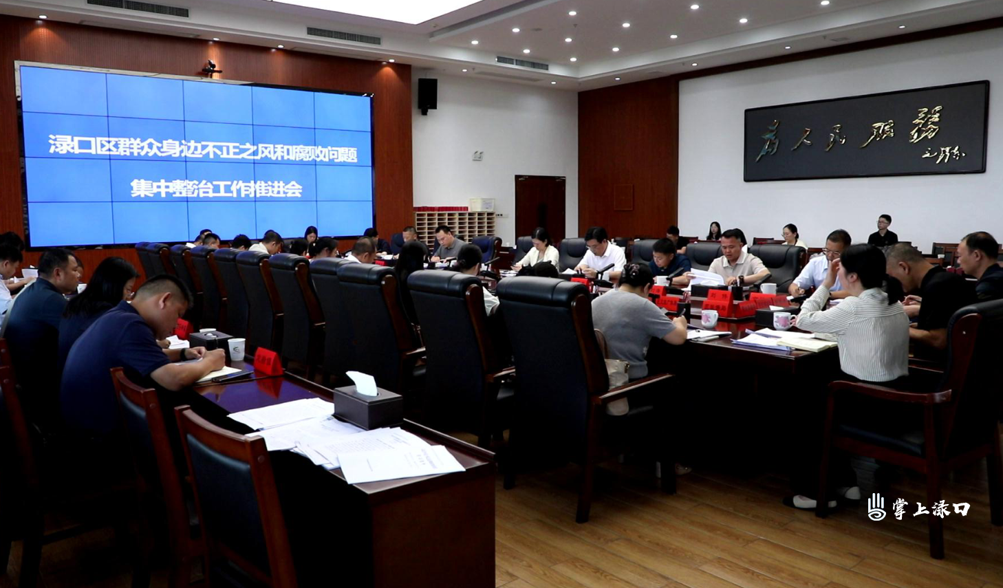 渌口区召开群众身边不正之风和腐败问题集中整治工作推进会