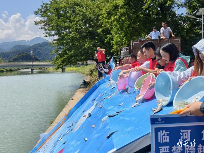 中村瑶族乡开展增殖放流活动
