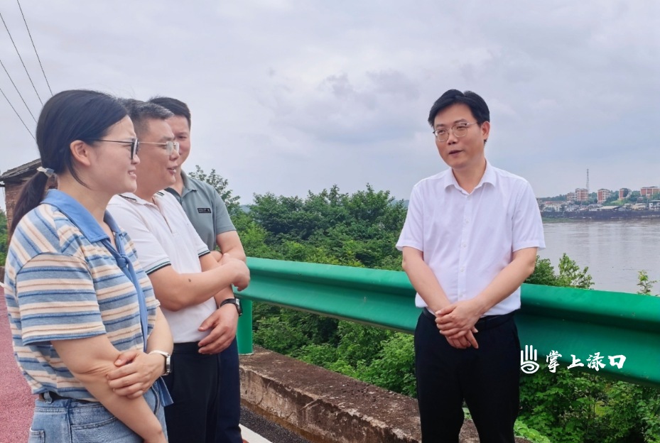 陈交云到伏波街道调研防汛备汛工作