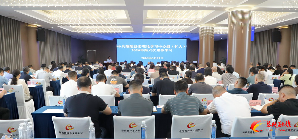 杨红兵主持中共茶陵县委理论学习中心组(扩大)2026年第六次集体学习