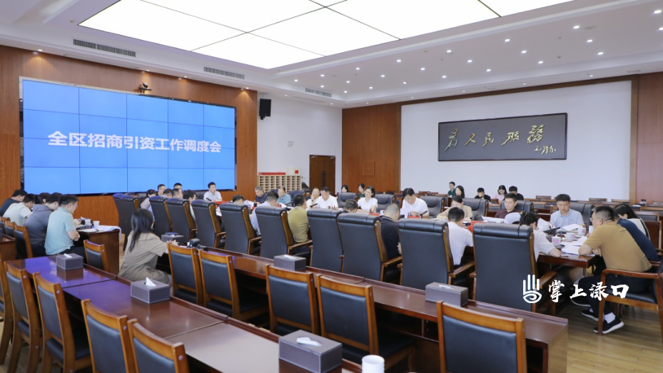 赖晓智主持召开全区招商引资工作调度会