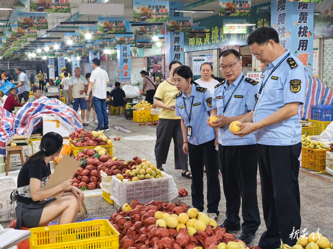县市场监督管理局：护航炎陵黄桃热销季 规范市场保民生