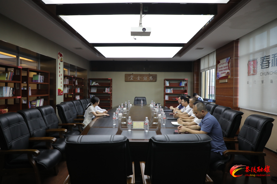 朱毅强带队调研园区企业工作