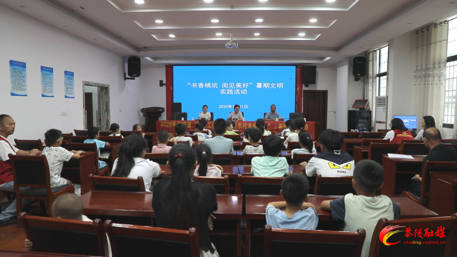 桃坑乡开展“书香桃坑 阅见美好”暑期文明实践活动
