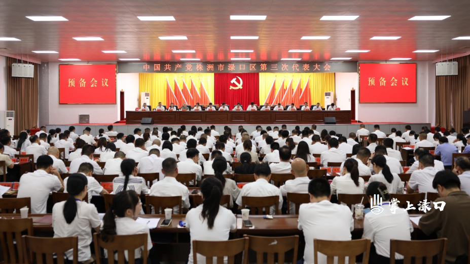 【聚焦党代会】中国共产党株洲市渌口区第三次代表大会预备会议召开